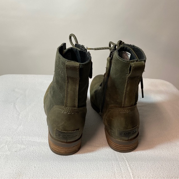 Sorel Alpine Tundra Waterproof Green Suede/Leather Boots - Picture 4 of 8